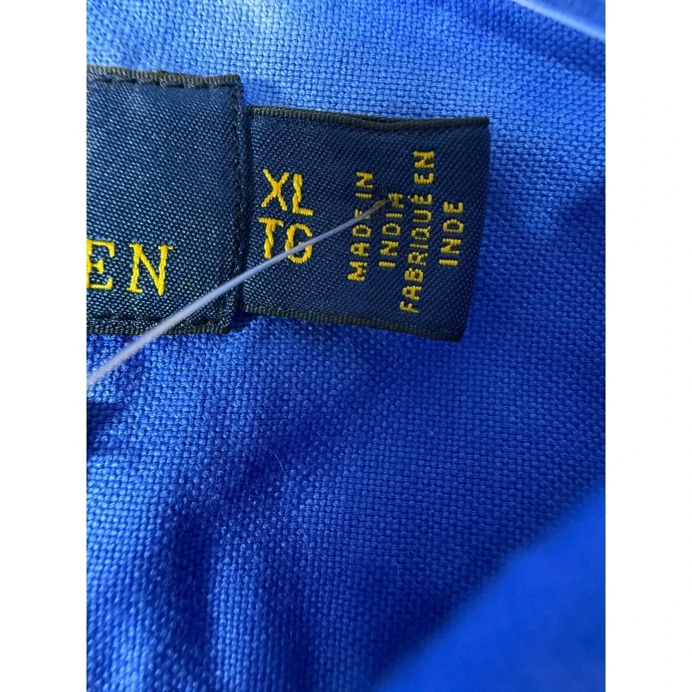 NEW Rare Polo Ralph Lauren Tie Dye Washed Oxford Blue Button shirt Size XL Blue